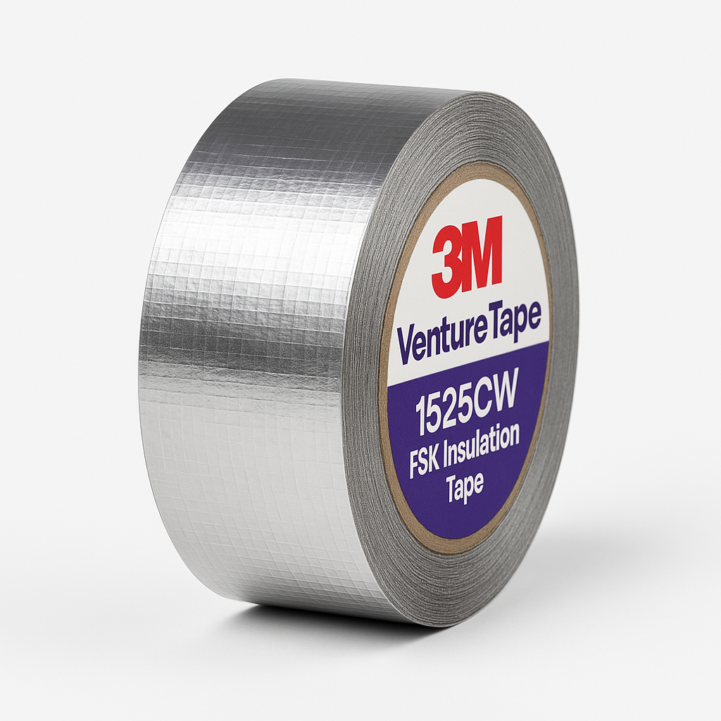 3M Venture Tape 1525CW FSK Insulation Tape – 3" x 150'